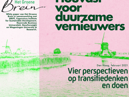 Vier perspectieven op transitiedenken en doen