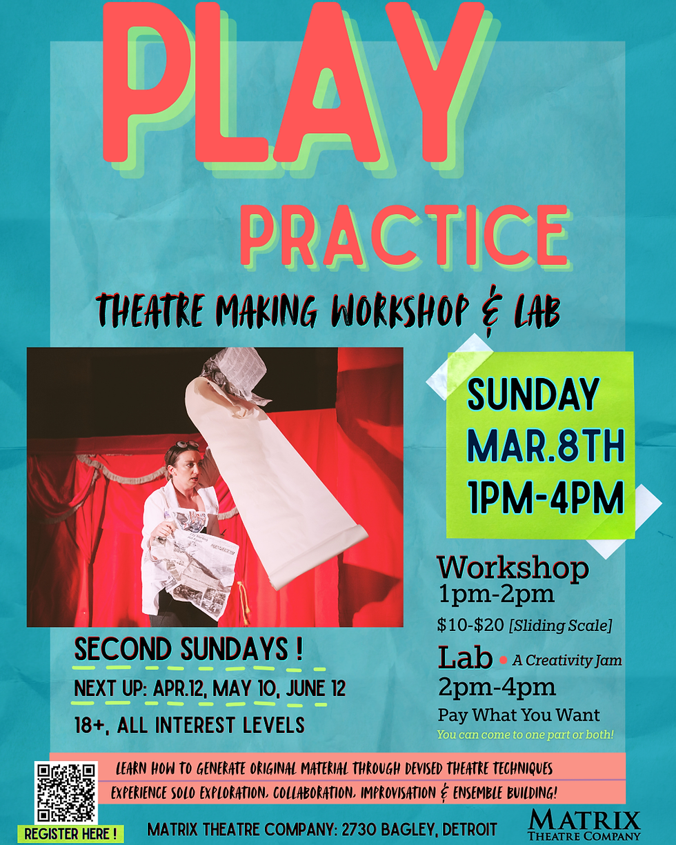 Play Practice: Theatre Making Workshop & Open Lab