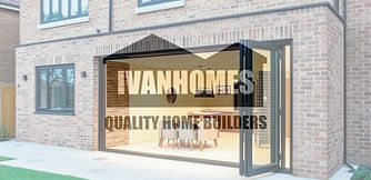 Ivanhomes logo house in background