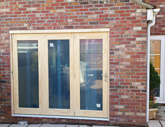 finished brickwork gable with door by ivanhomes in portishead