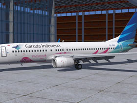 PK-GNR / Boeing 737-86N/WL / Garuda Indonesia / Passion Jewelry c/s