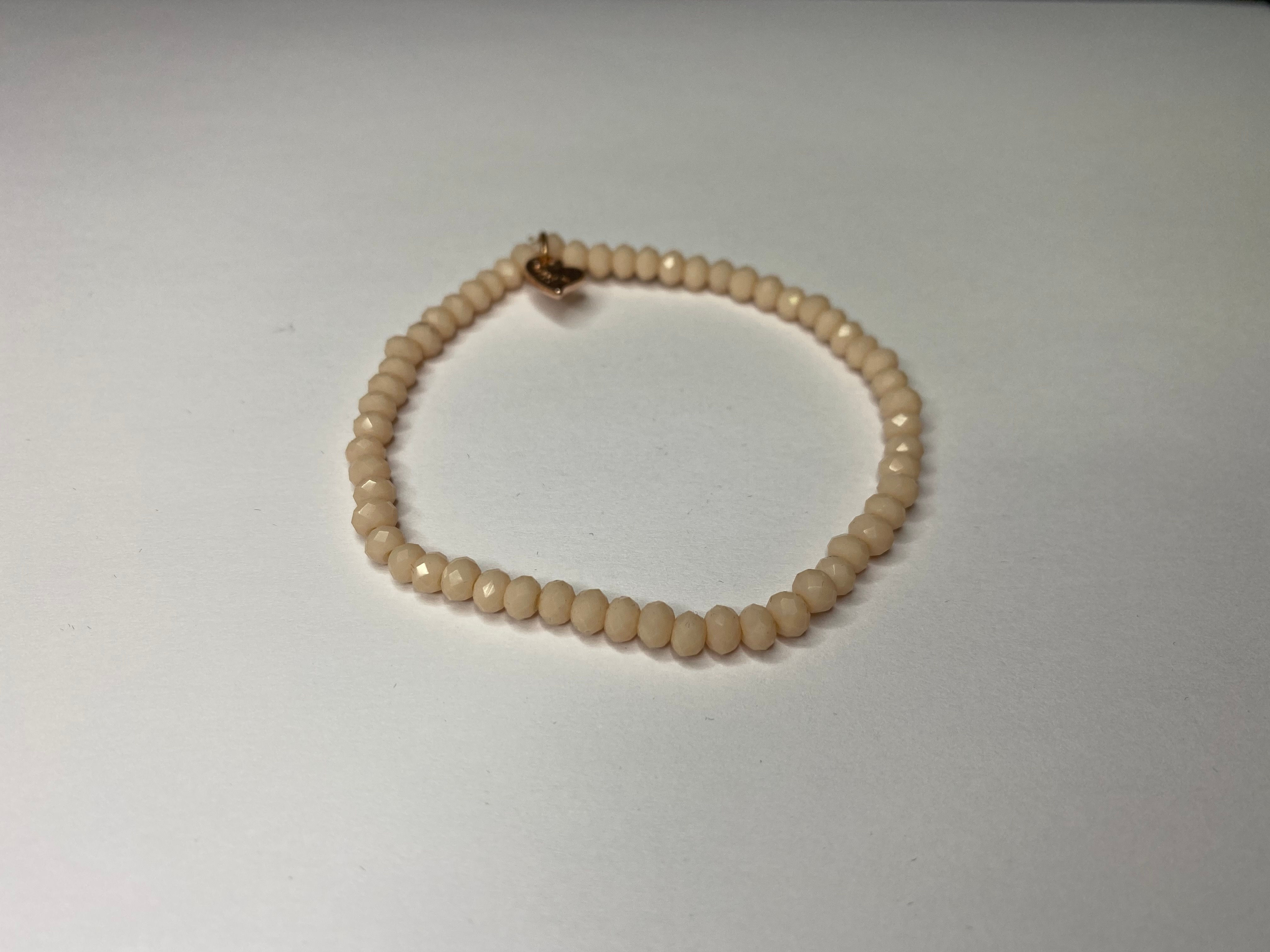 Bracelet small sparkling roze