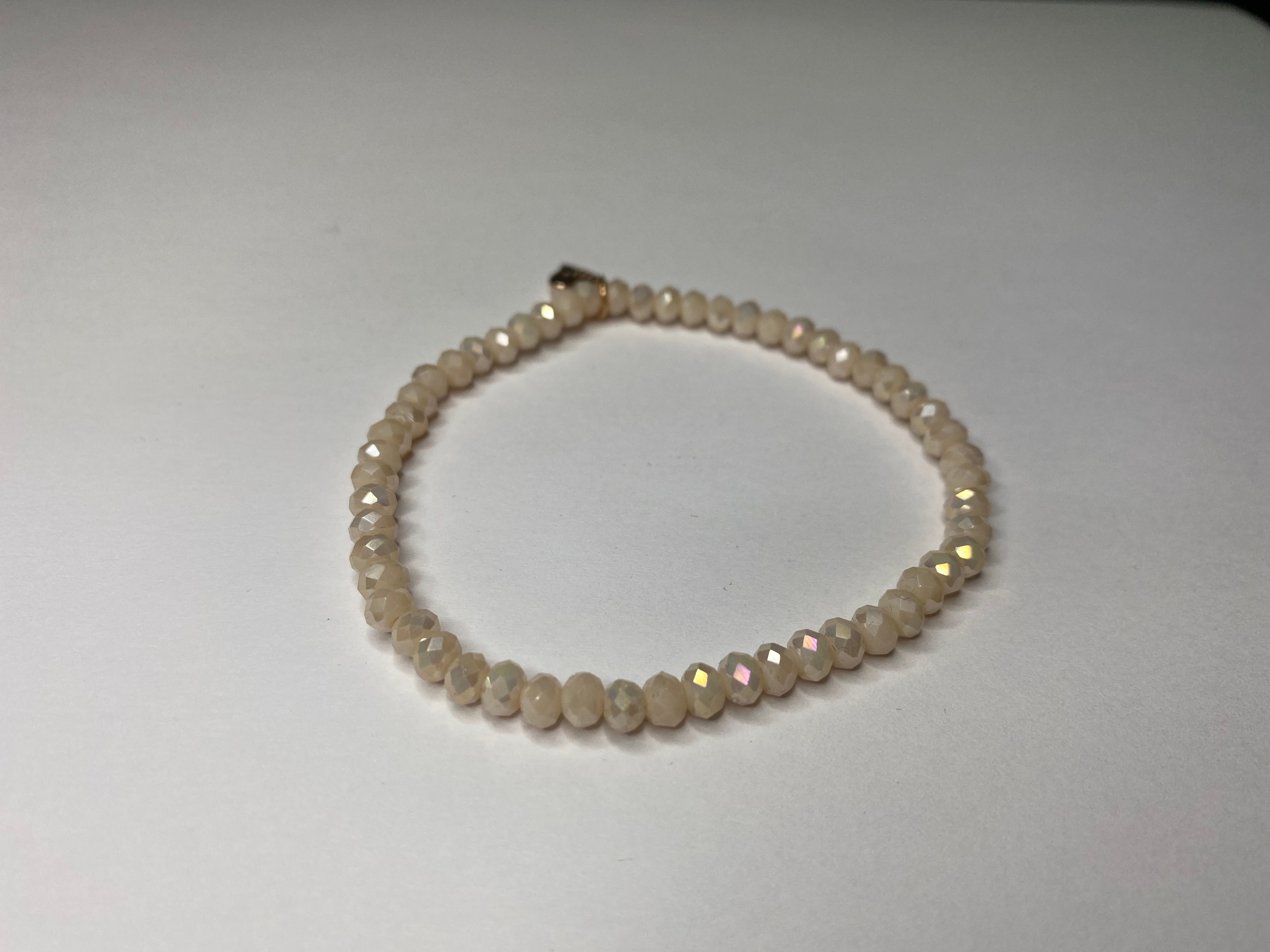 Bracelet small sparkling roze
