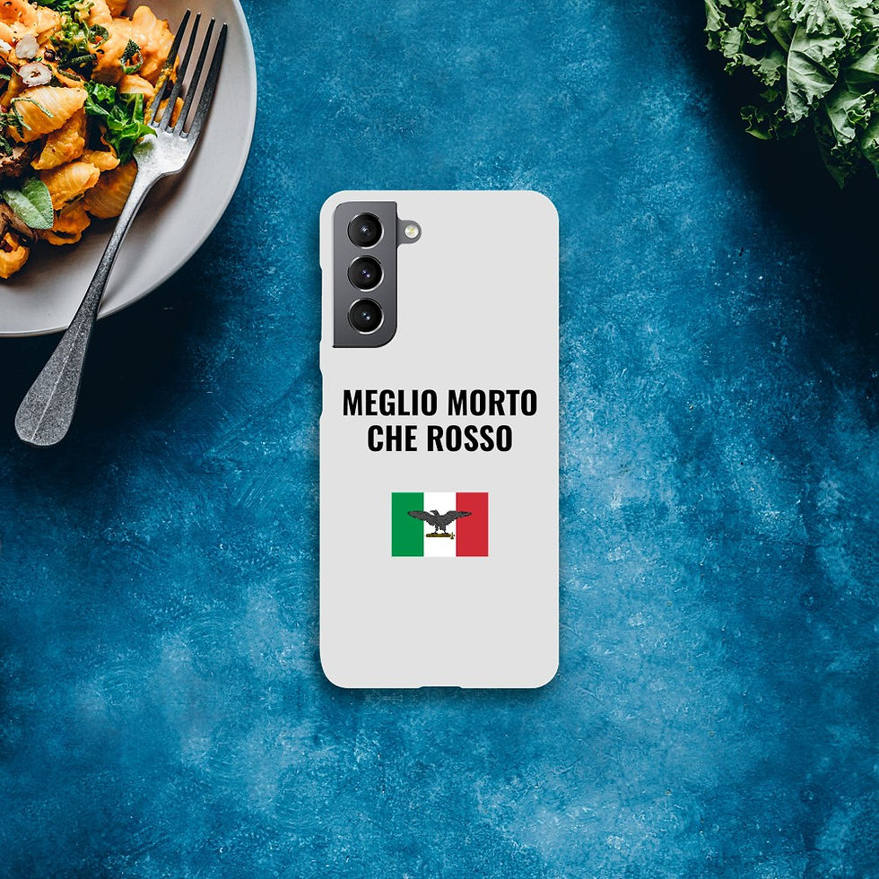 Miniatura: COVER SAMSUNG "meglio morto che rosso"