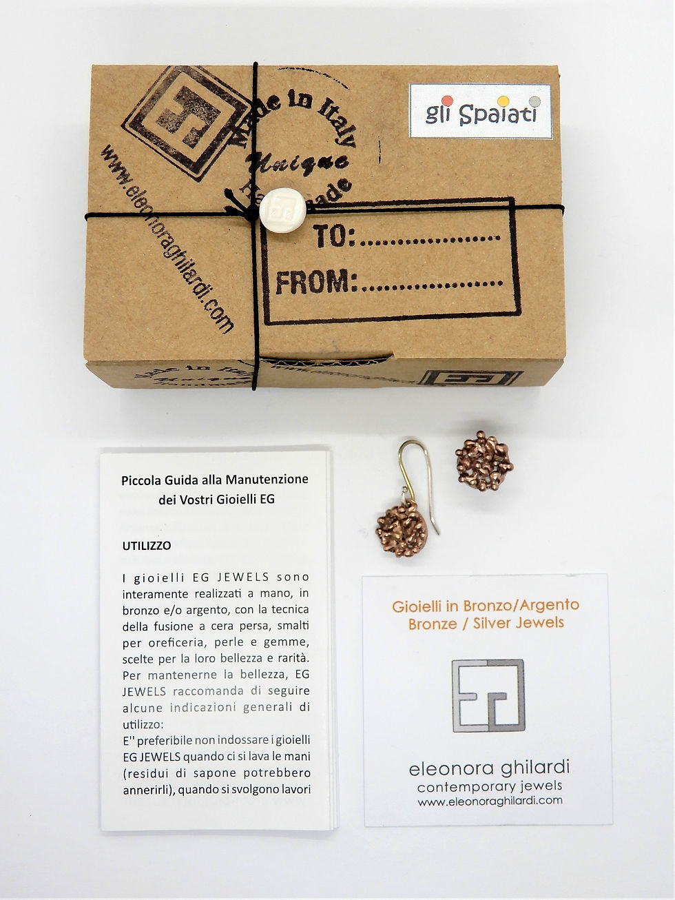 Thumbnail: GLI SPAIATI | EARRING cod.05 sp-earr-rl-pend