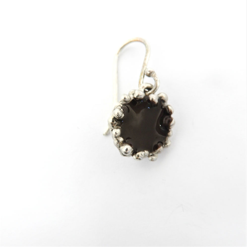 Thumbnail: GLI SPAIATI | EARRING cod.01 sp-earr-sm-pend-brown