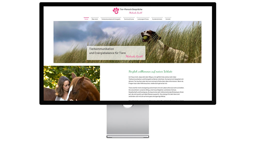 Webdesign Tierkommunikation