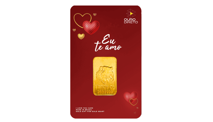 Miniatura: Barra de Ouro Puro - 31 gramas