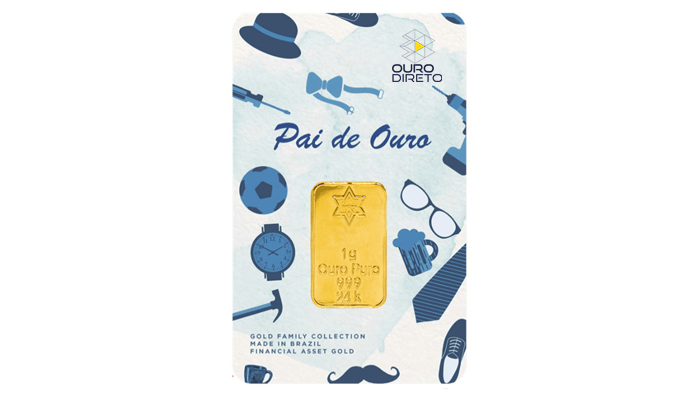 Miniatura: Barra de Ouro Puro - 1 grama