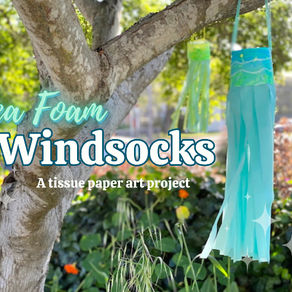 DIY Windsock Craft For Kids (weird name... beautiful project)