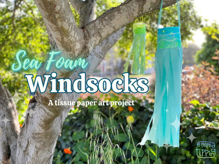 DIY Windsock Craft For Kids (weird name... beautiful project)