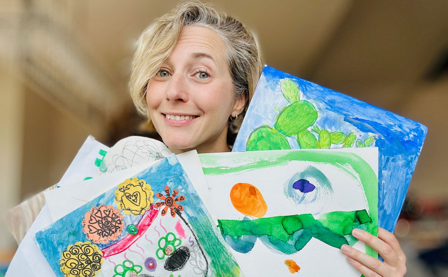 How to Organize Kids' Artwork without Tears or Stress