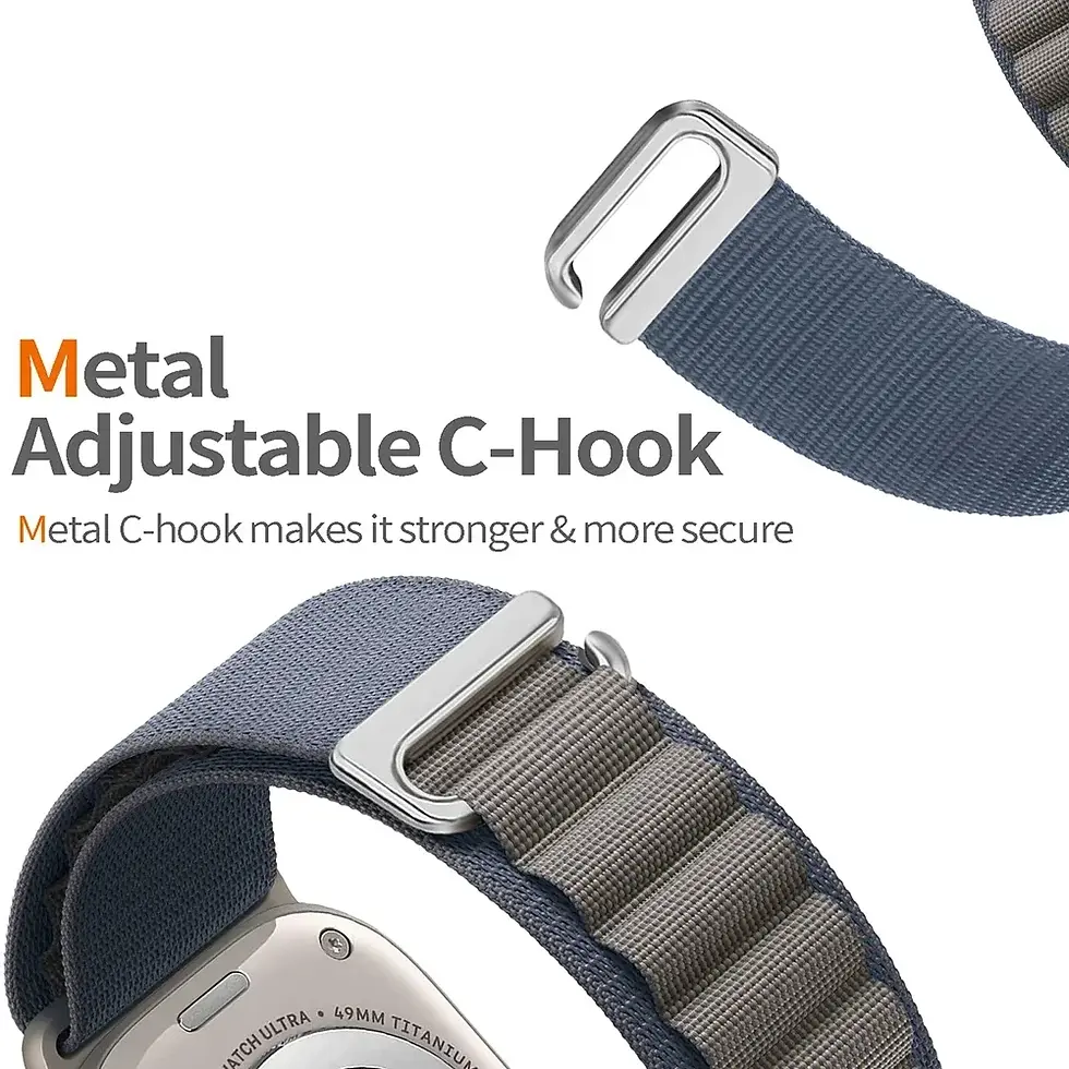 Miniatura: Alpine Loop Strap for Apple Watch Ultra Band 49mm 45mm 44mm 42mm 41mm 40mm