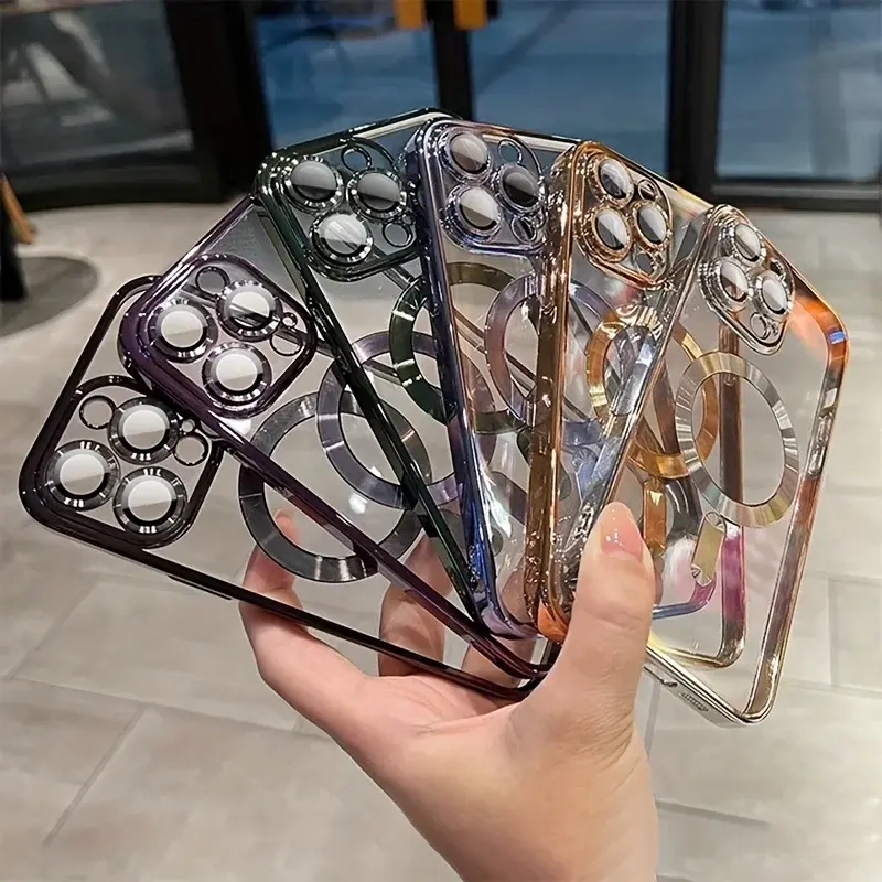 Miniatura: Luxury Magnetic Case  Clear Case for iPhone 11 12 13 14 15 16 Pro Max