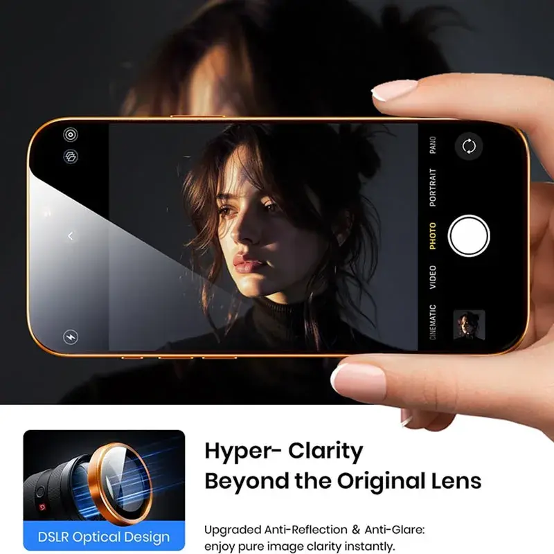 Thumbnail: Aluminium Alloy Tempered Glass for Apple iPhone 17 and Camera Lens Protector