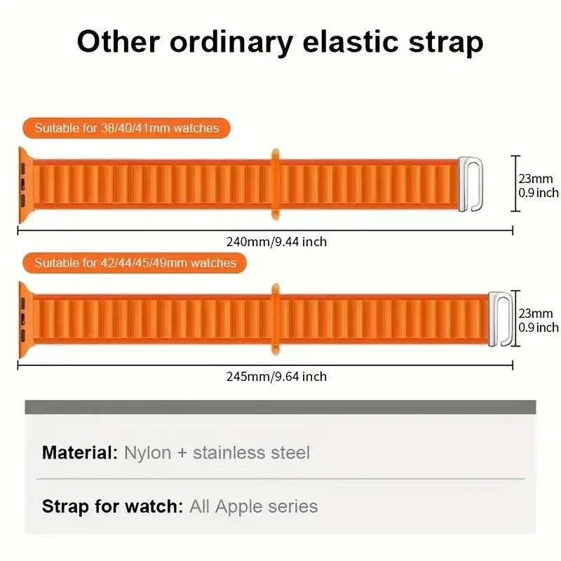 Miniatura: Alpine Loop Strap for Apple Watch Ultra Band 49mm 45mm 44mm 42mm 41mm 40mm