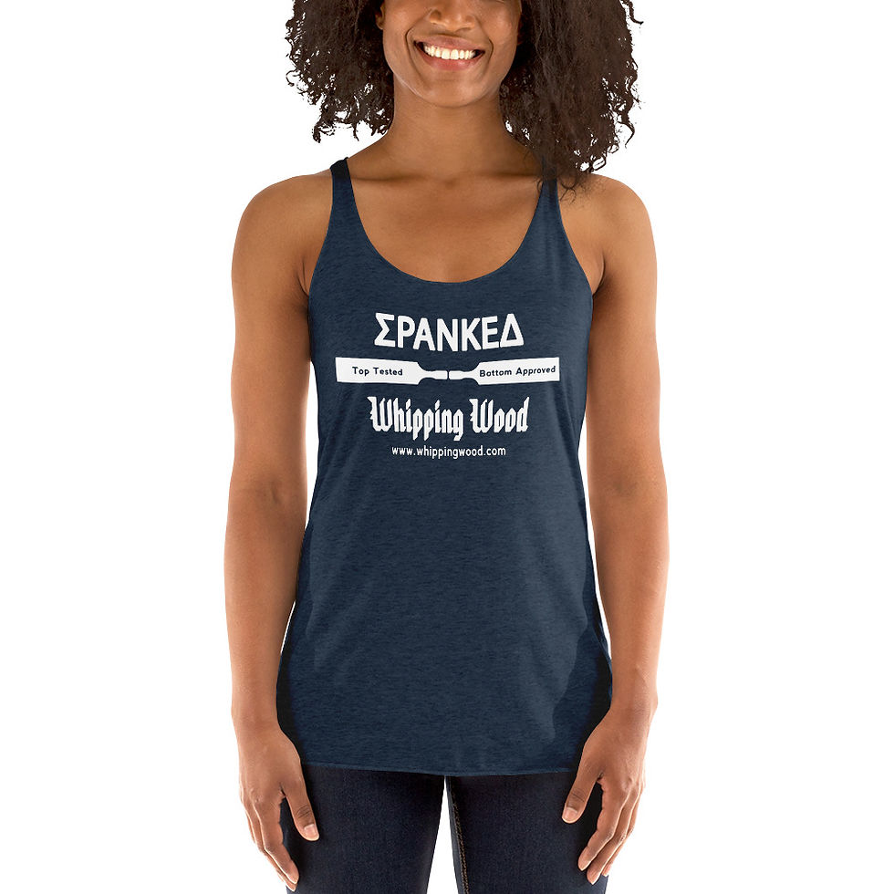 Thumbnail: Women's Racerback Tank (White Logo)