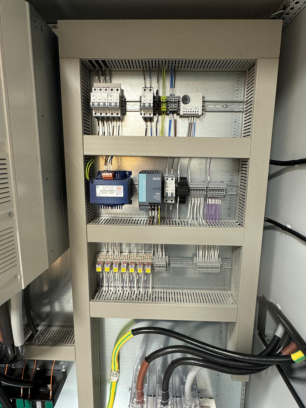 250kw Fan Panel Internal Control Wiring