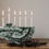 Thumbnail: Green Marble Hanukkiah's