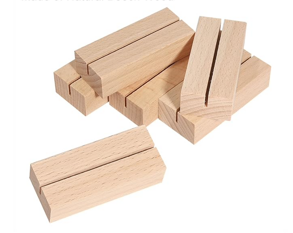 Thumbnail: Beech wood card stand