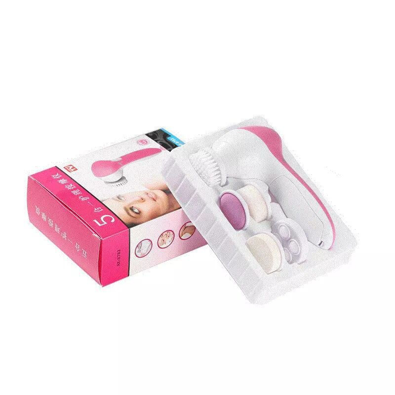 Thumbnail: Electric 5 IN 1 Electric Facial Cleaner Brush Wash Machine Spa Skin Care Massage