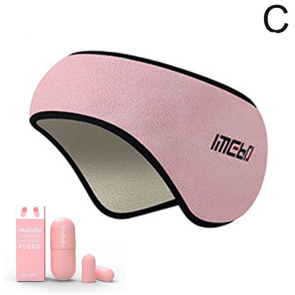 Thumbnail: Earmuff Sleep Mask Plush Sleeping Mask Eyemuff Eye Cover For Warm Relax Plush Bl