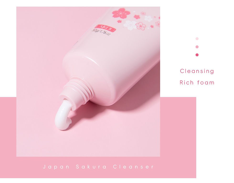 Thumbnail: LAIKOU Sakura Cleanser Gentle Deep Cleaning Oil Control Moisturizing Shrink Pore