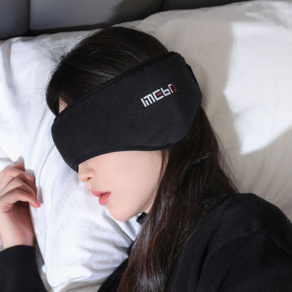 Thumbnail: Earmuff Sleep Mask Plush Sleeping Mask Eyemuff Eye Cover For Warm Relax Plush Bl