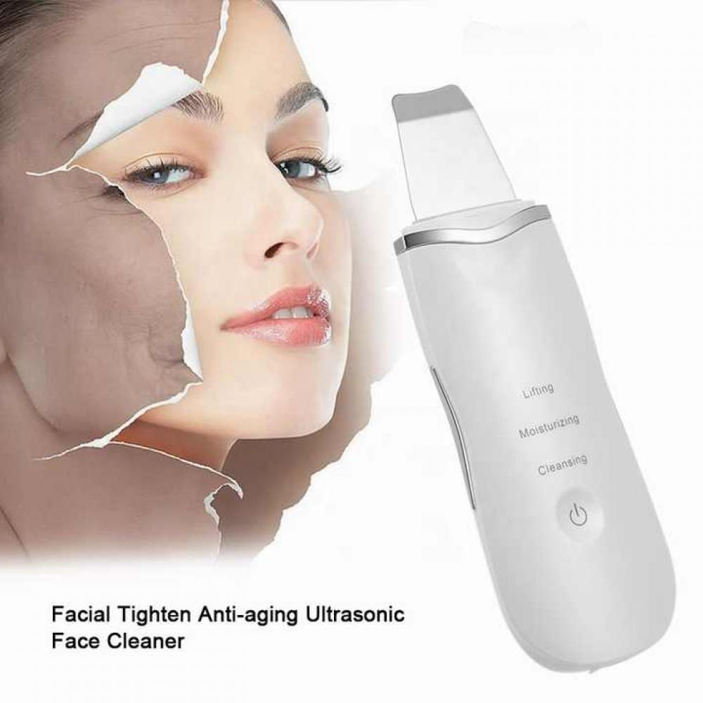Ultrasonic Skin Scrubber Scrubber Deep Vibrate Facial Cleaner Shovel Face Scrubb