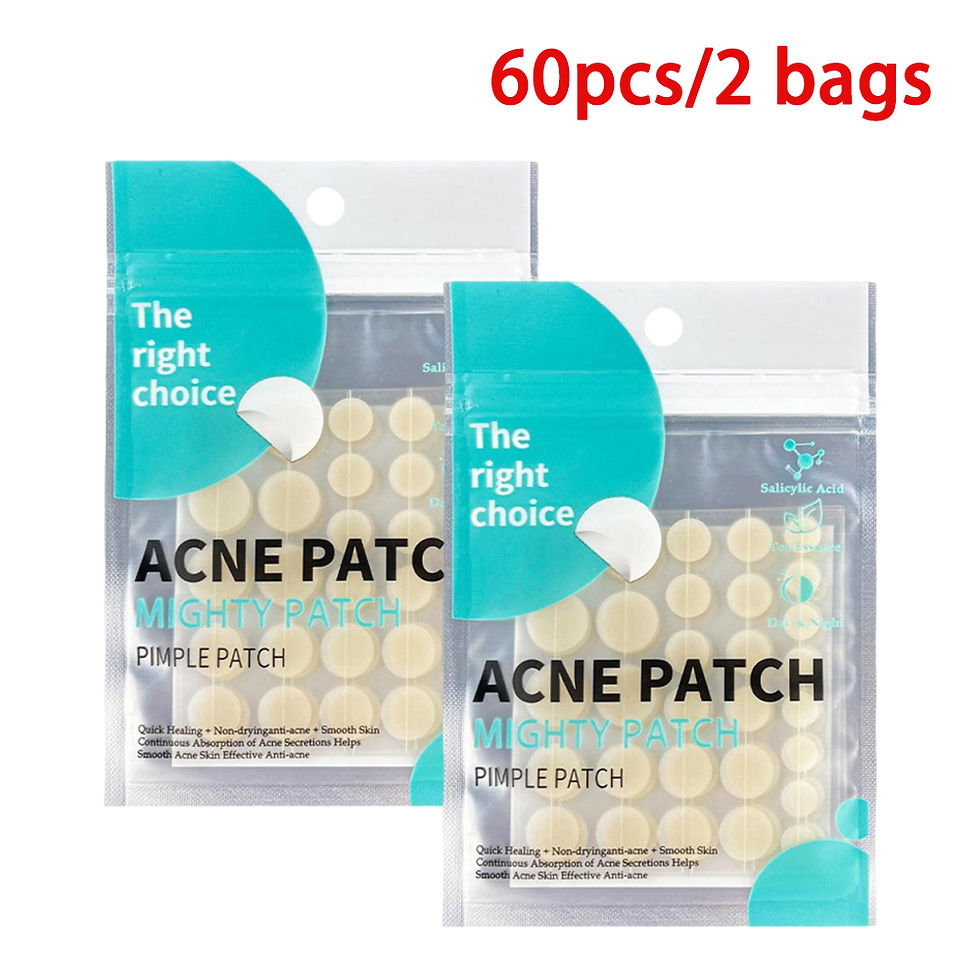Thumbnail: Acne Pimple Patches Invisible Hydrocolloid Essential Oil Acne Treatment Salicyli