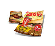 PANFLETOS, FLYERS E FOLHETOS COUCHÊ 150G SEM VERNIZ 150X100MM - 4X4 - 1