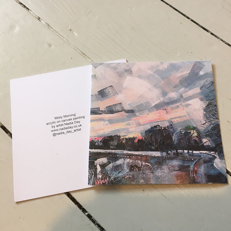 Thumbnail: 5 cards 'Misty Morning'