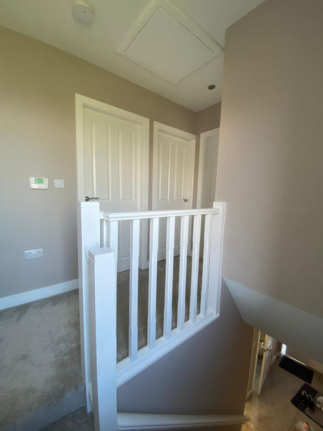 Have a look at this stunning colour combinations to create cozy and aesthetically pleasing look. Doors and the rest of the woodwork matched with ceilings leaving the walls filling up the in between sections. #nailedit