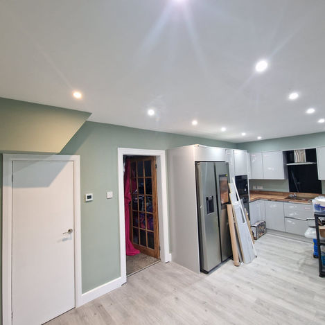 Freshly Painted Interior by us @jdcltd.info
This beautiful space has been transformed with a smooth, clean finish and calming sage green walls. Our professional team ensured precise cutting-in, seamless edges, and a spotless finish. If you’re looking to refresh your home, contact us for a FREE quote today!
-
Thanks to Our Client.
It was great project to be part of by leaving our signature on it.
Please support us on our socials @jdcltd.info