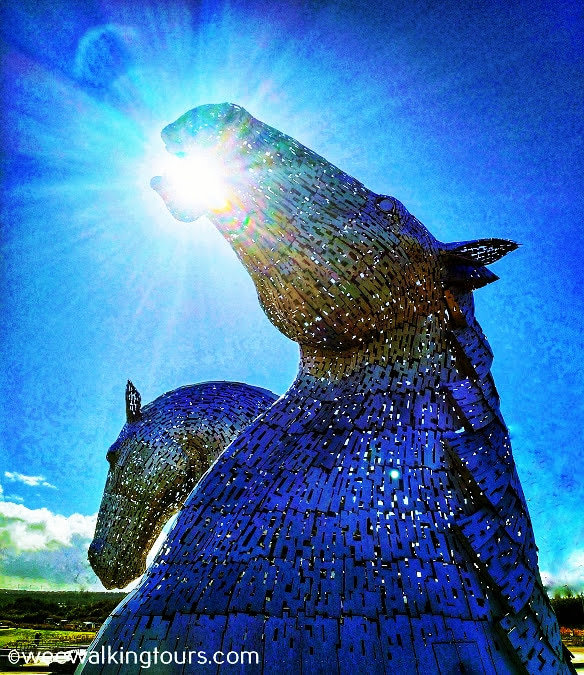 The Kelpies At Night, Falkirk, Scotland" By Cliff Williams