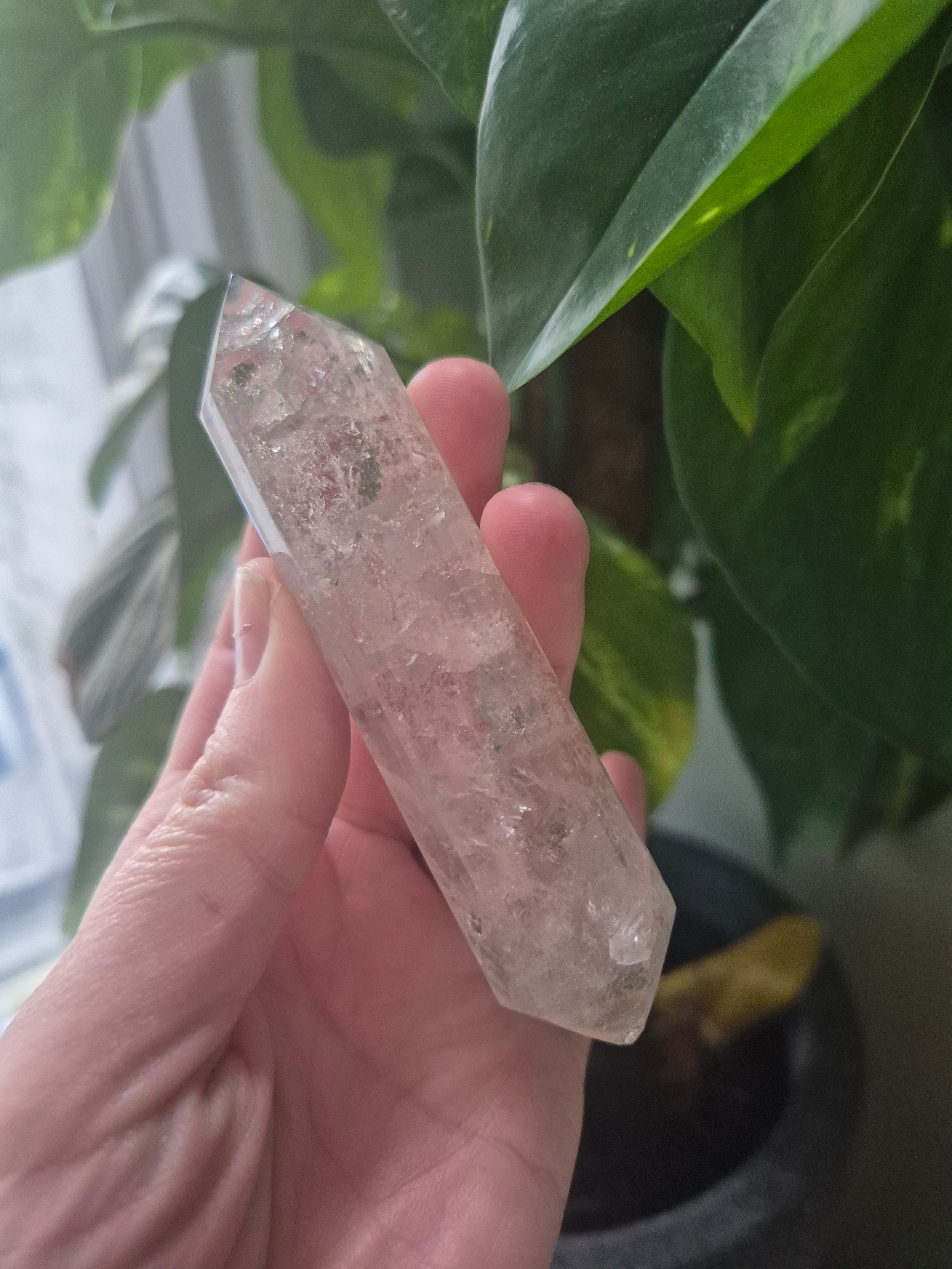 Clear Quartz Wand Double Terminated