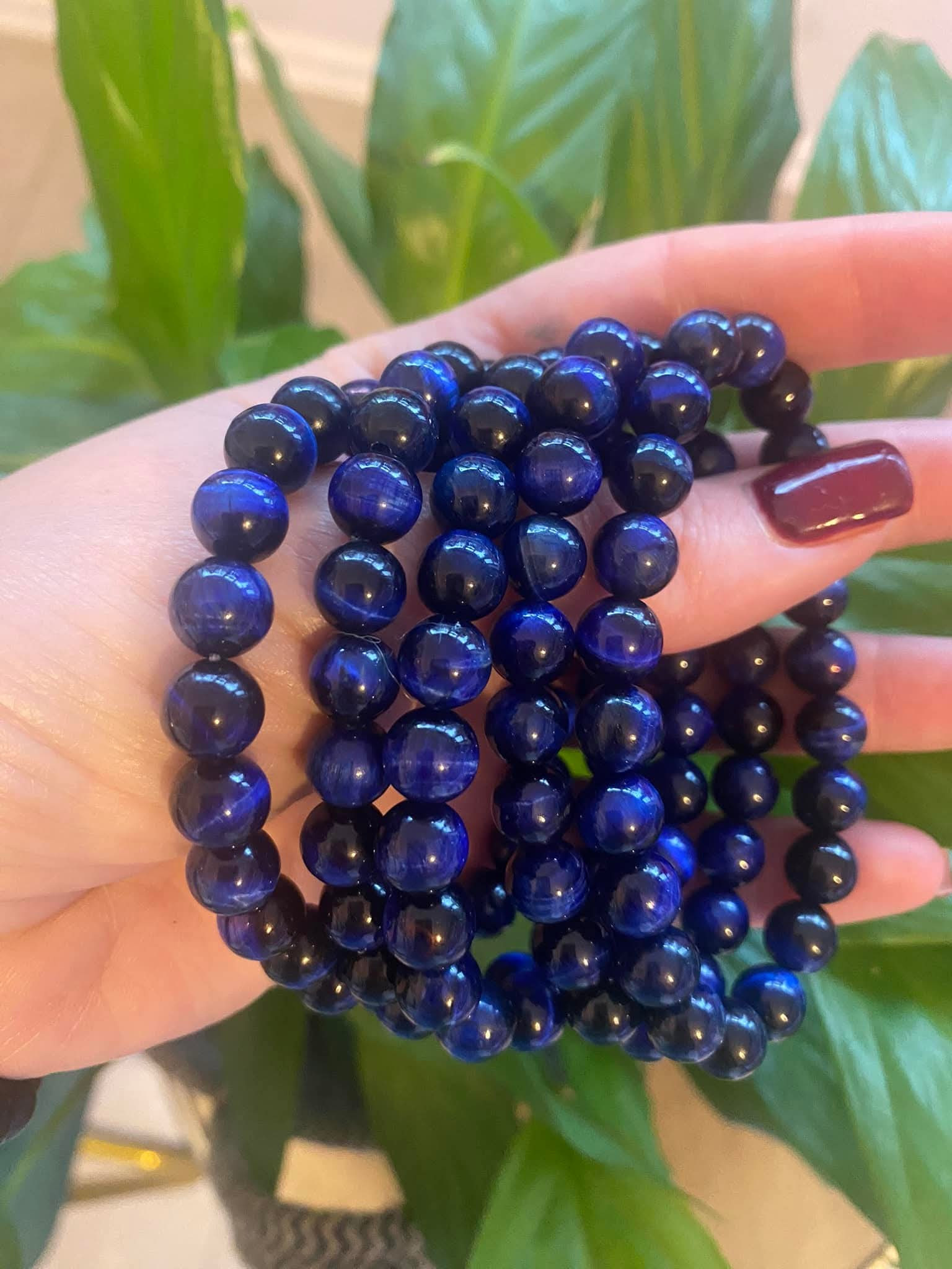 Blue Tigers Eye Bracelet 