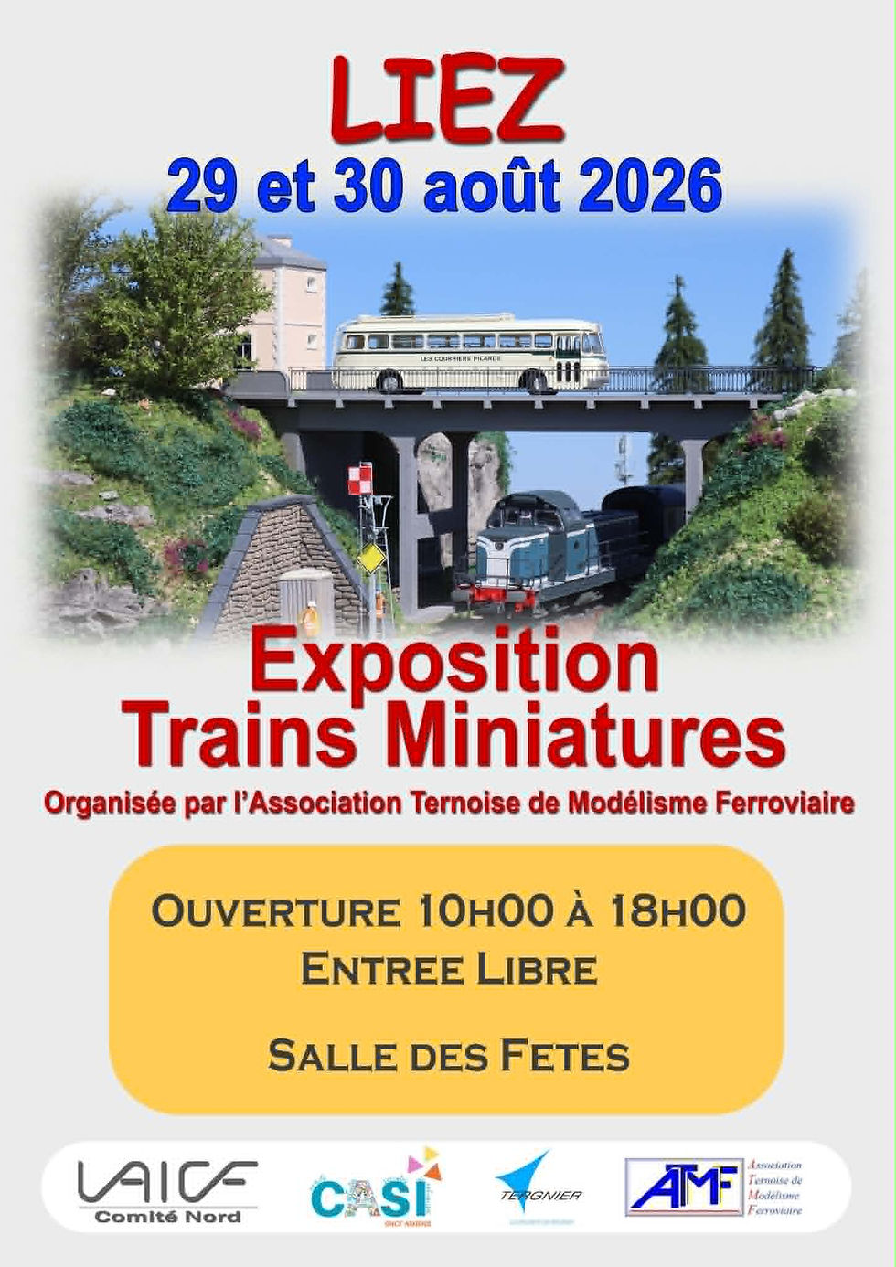 Exposition trains miniatures