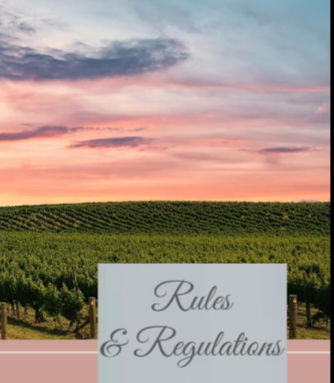 Regulations - The Avenue a wedding venue in Lincoln, Ontario.
