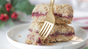 Easy Oatmeal Chia Seed Jam Bars