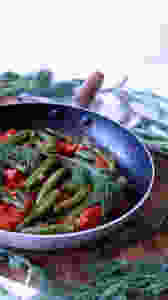 Green Beans with Tomatoes and Fresh Dill