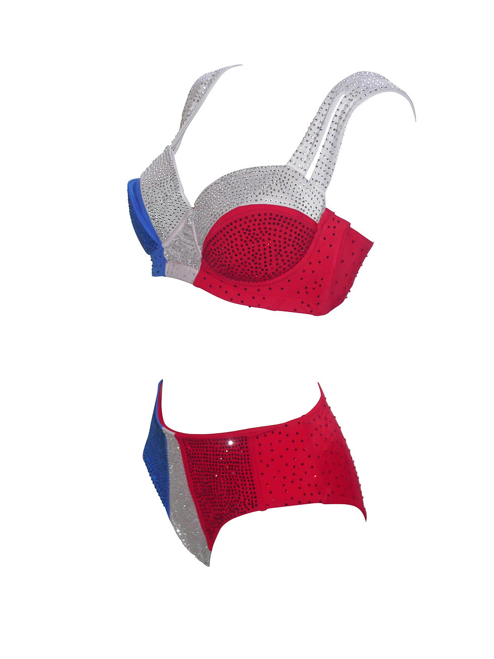 Thumbnail: 28891 Maillot de bain Orza Bleu-Blanc-Rouge