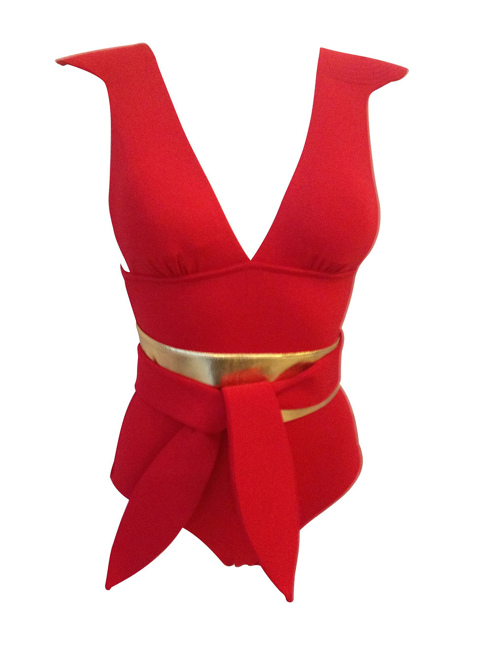 Miniature : 5051 Maillot de bain une pièce épaulette Bleu ORZA