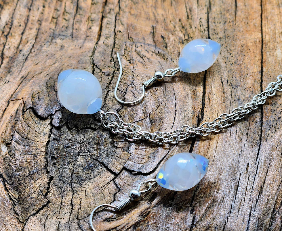Thumbnail: Disco Drop Set - White / Light Blue