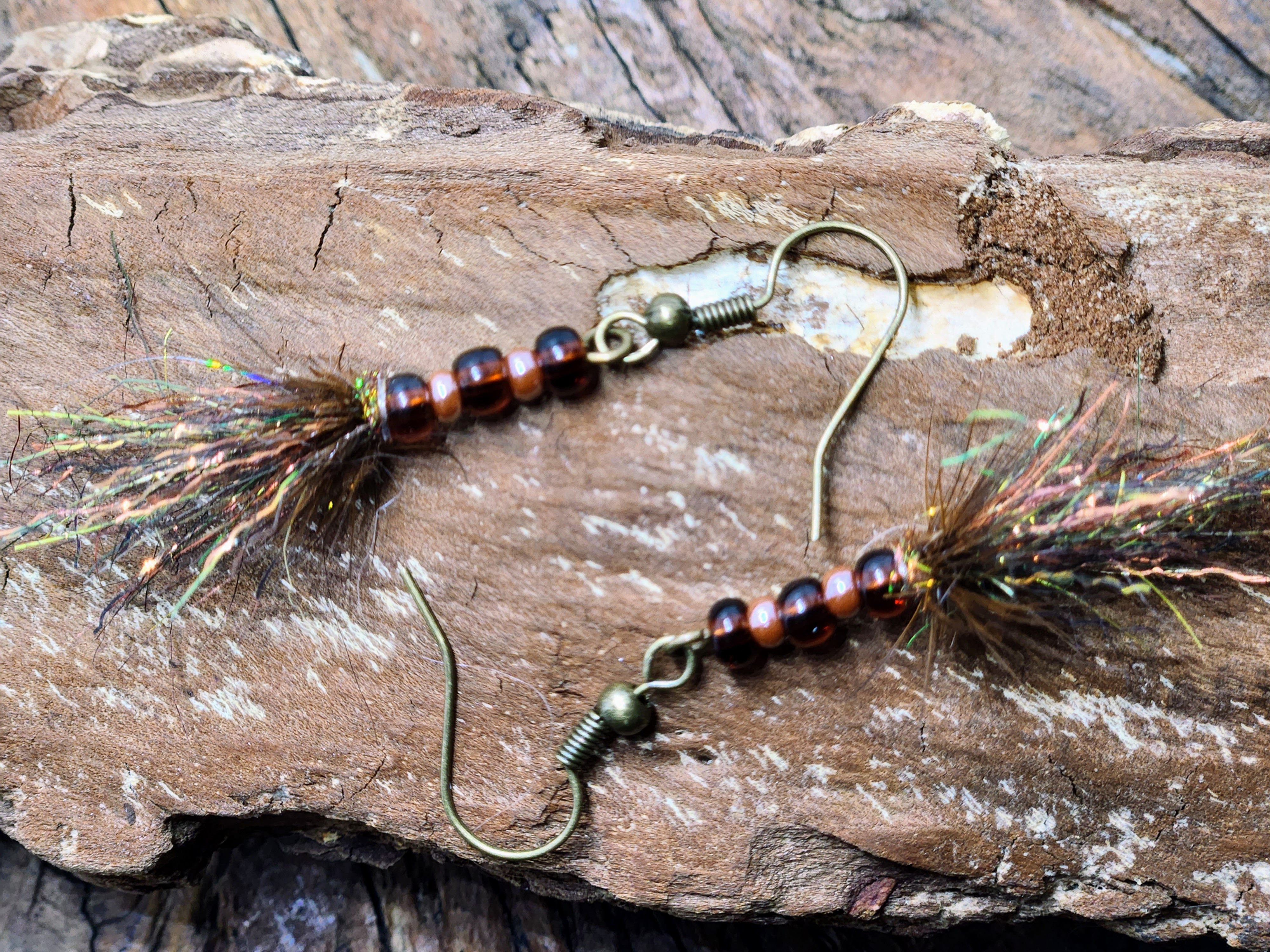 Tailfeather Earrings - Brownhog's Day