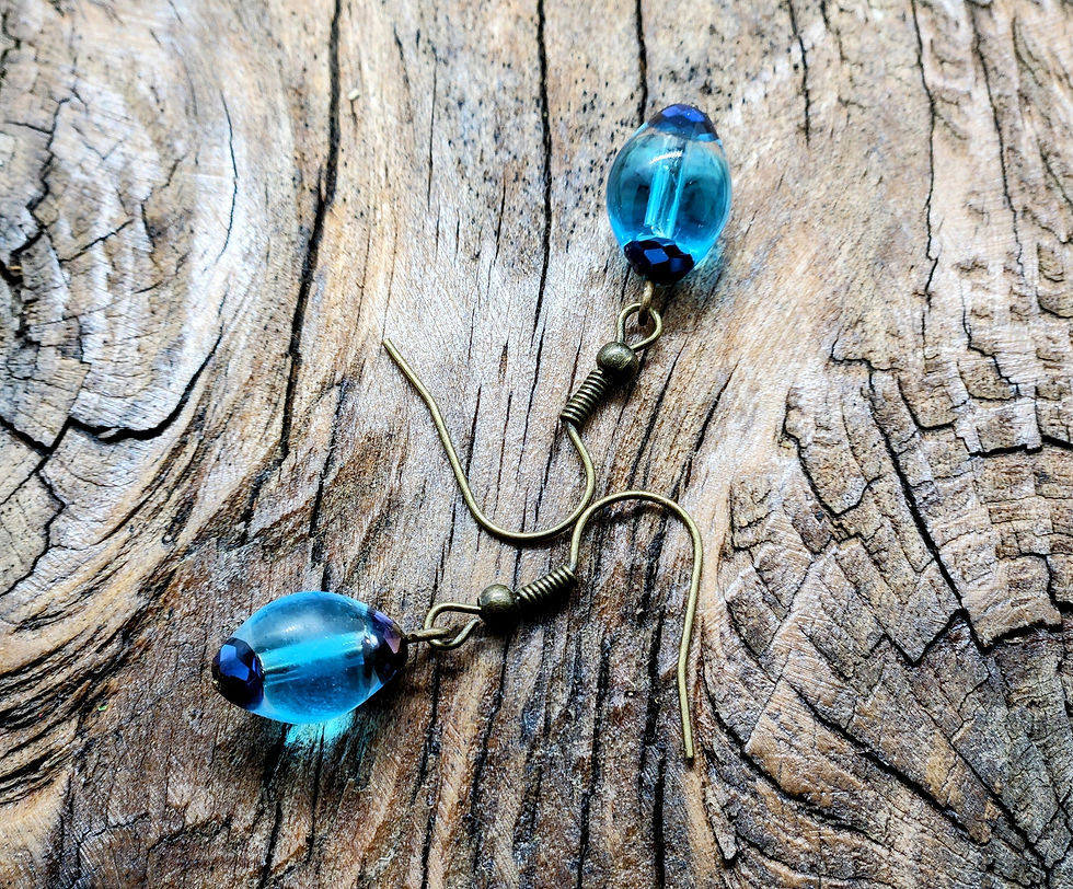Thumbnail: Disco Drop Set - Turquoise / Amythest