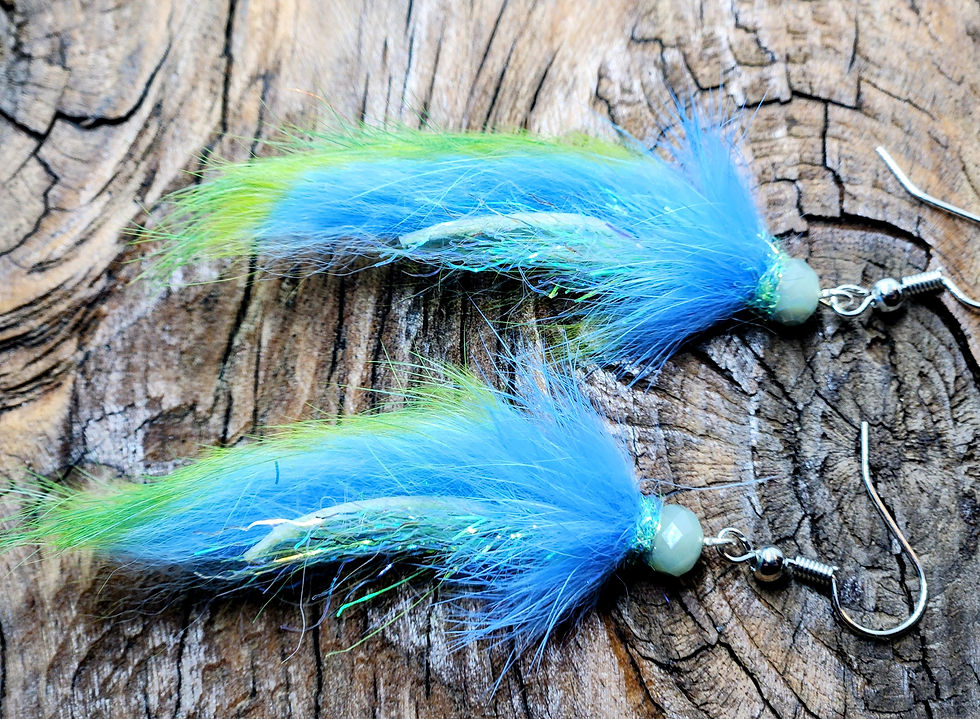Thumbnail: Bunny Love Earrings - Blue Key Lime