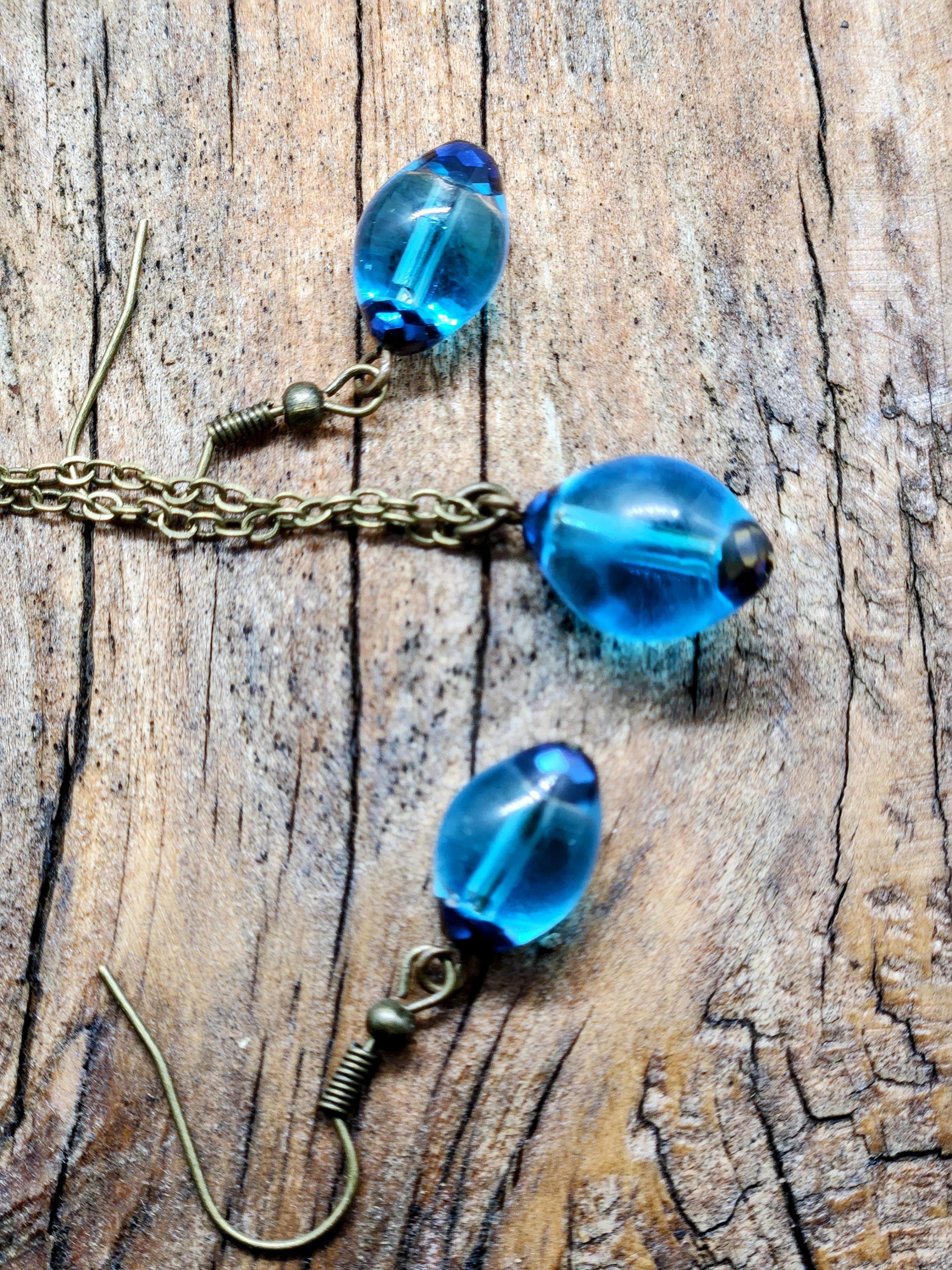 Disco Drop Set - Turquoise / Amythest