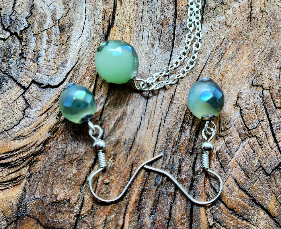Thumbnail: Disco Drop Set - Jade / Peacock