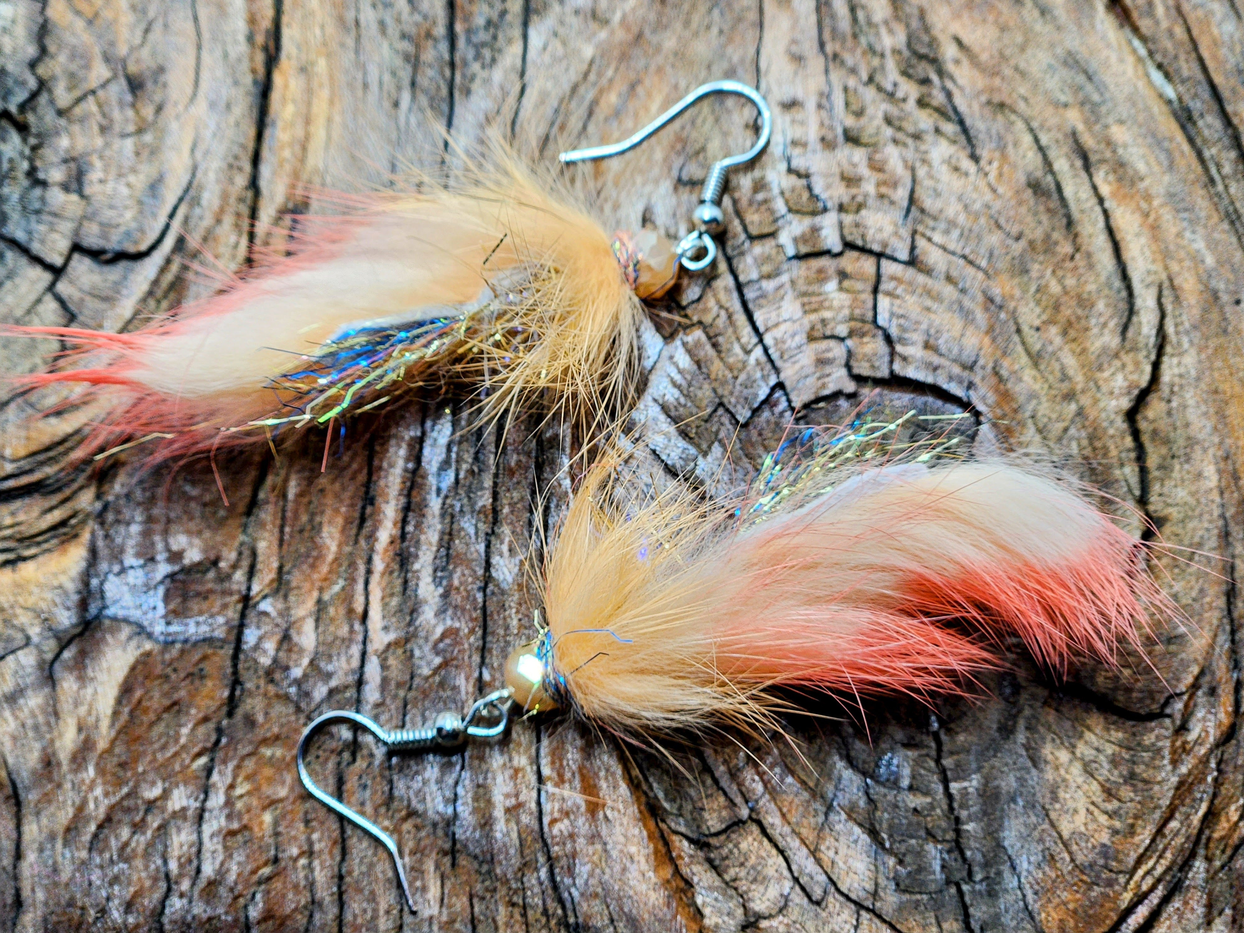 Bunny Love Earrings - Peachy Pink